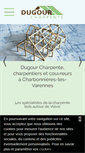 Mobile Screenshot of dugourcharpente.com